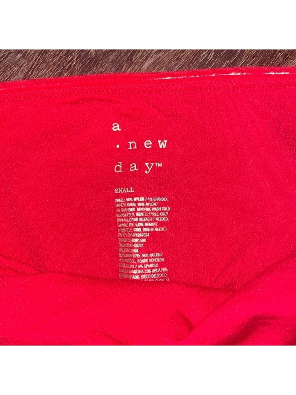 a new day Red Tank Top - Picture 3 of 3